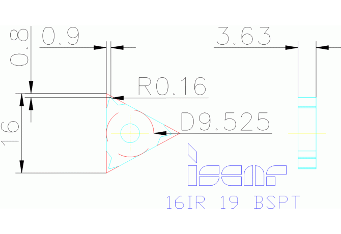 16IR 19 BSPT IC250