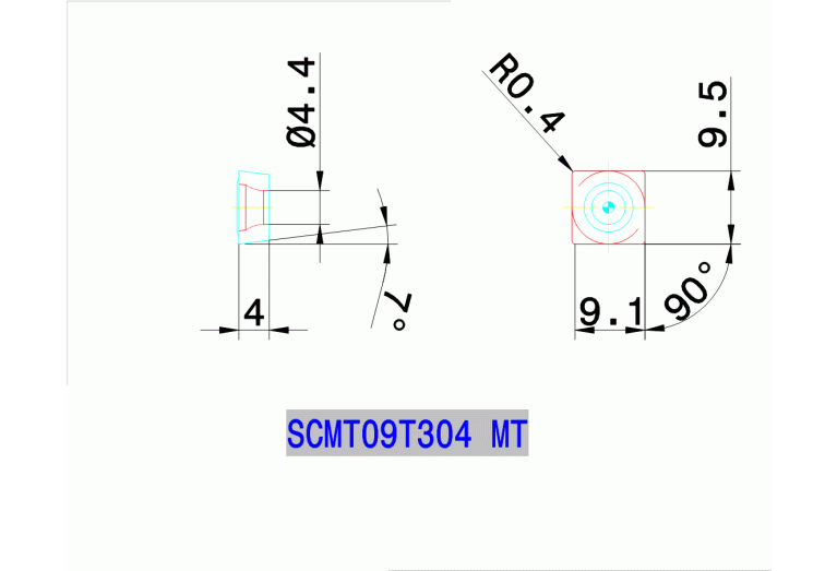 SCMT 09T304 MT TT8125
