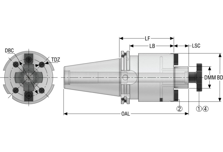 DIN40ADB-SM40-050-L1