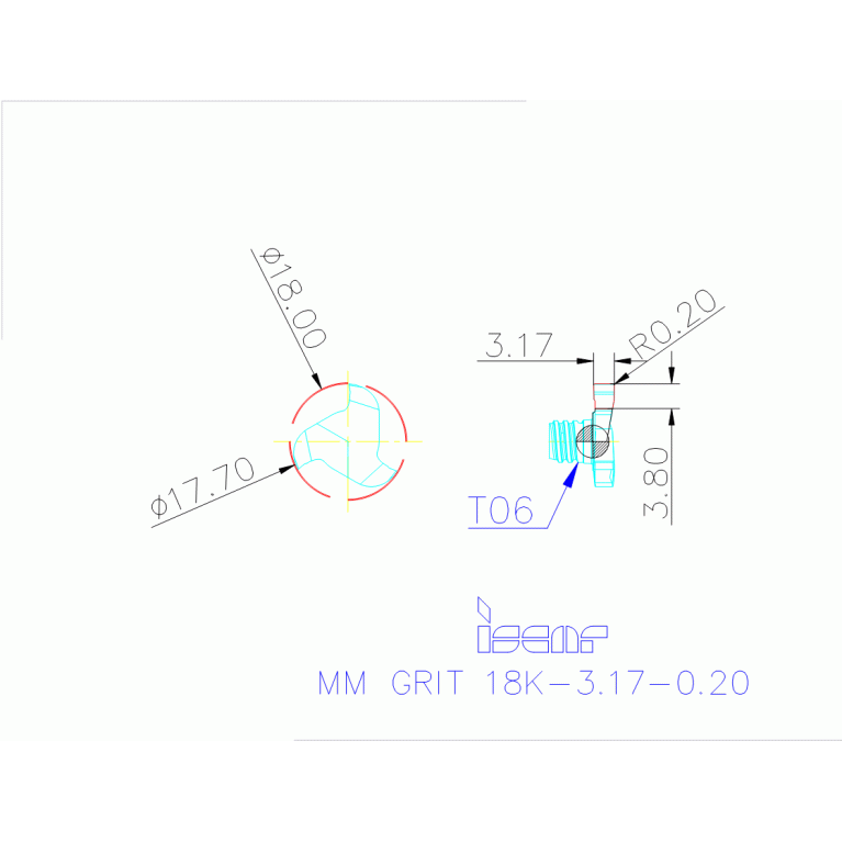 MM GRIT 18K-3.17-0.20 IC528