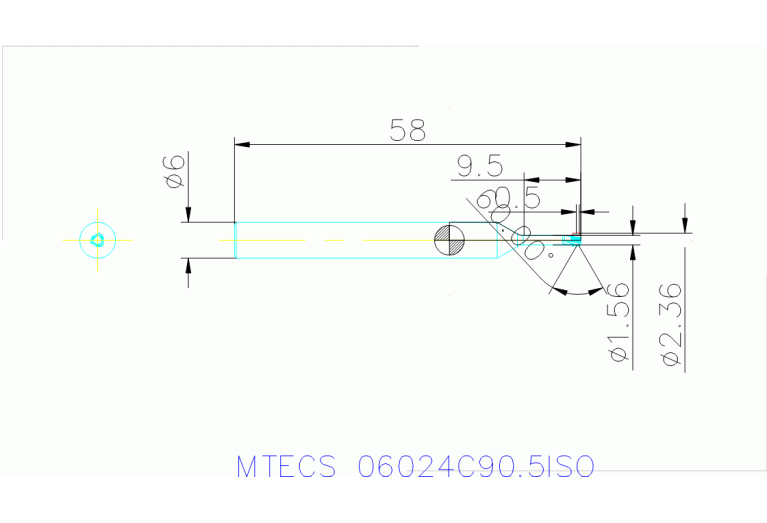 MTECS 06024C9 0.5ISO IN2005