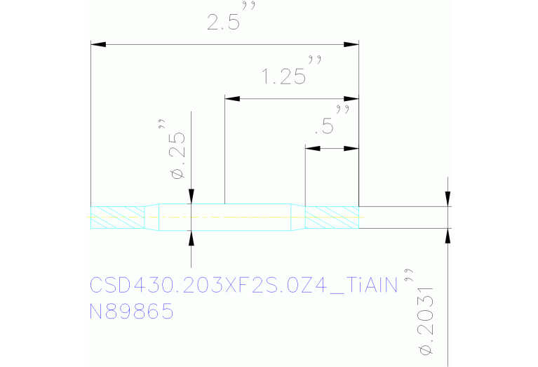CSD430.203XF2S.0Z4 TIALN