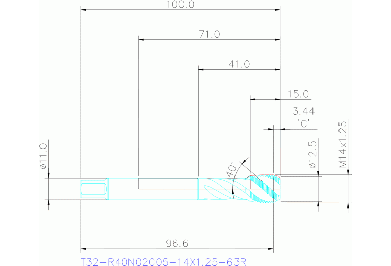 T32-R40N02C05-14X1.25-63R
