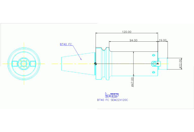 BT40 FC SEM22X120C