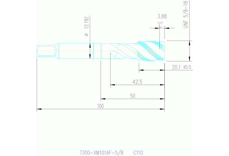 T300-XM101AF-5/8 C110