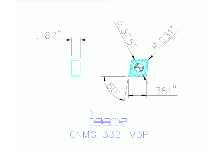 CNMG 090408-M3P IC807