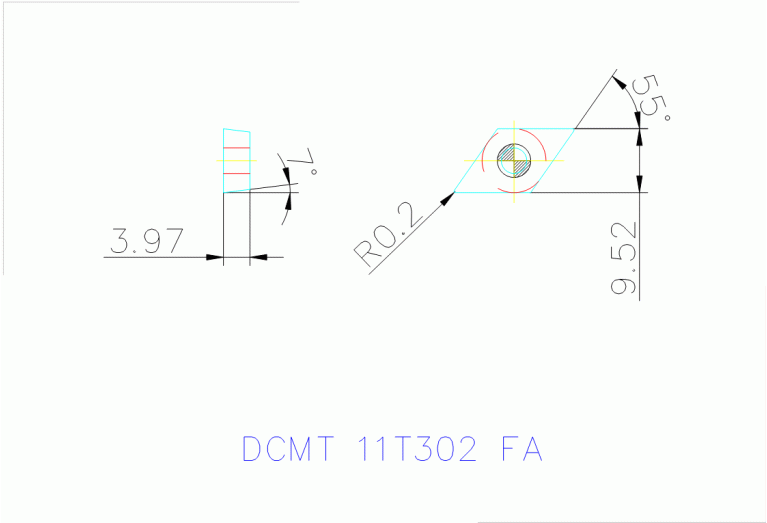 DCMT 11T302 FA PV3010