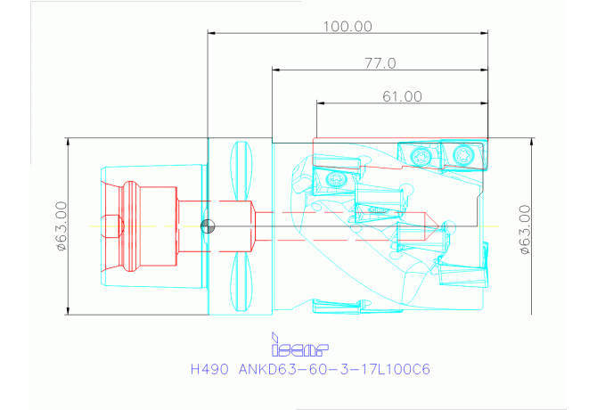 H490 ANKD63-60-3-17L100C6