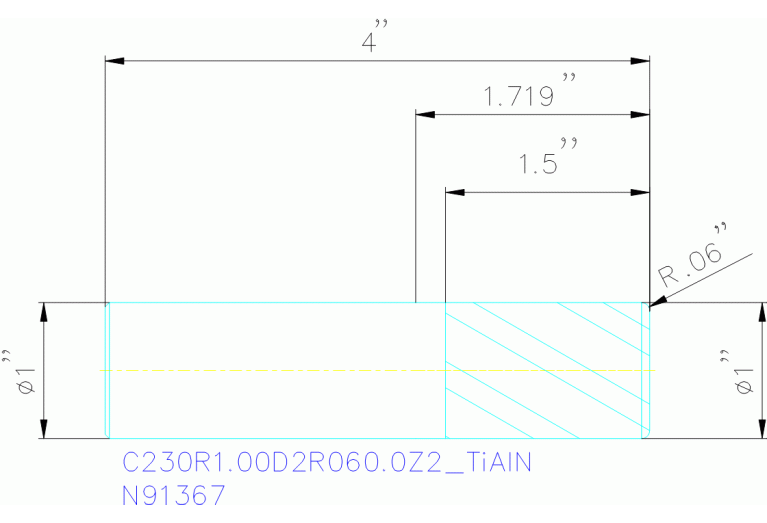 C230R1.00D2R060.0Z2 TIALN