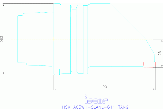 HSK A63WH-SLANL-G11 TANG