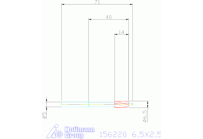 156220 6,5X2,5