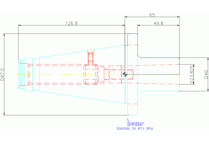 DIN2080 50 MT3 DRW