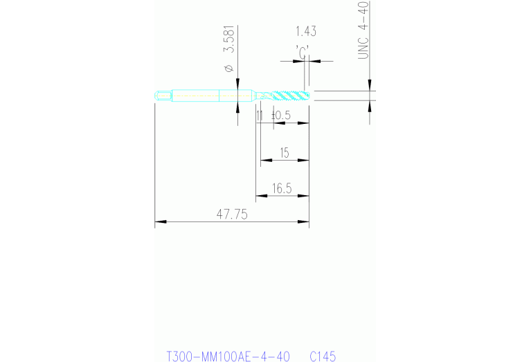 T300-MM100AE-4-40 C145