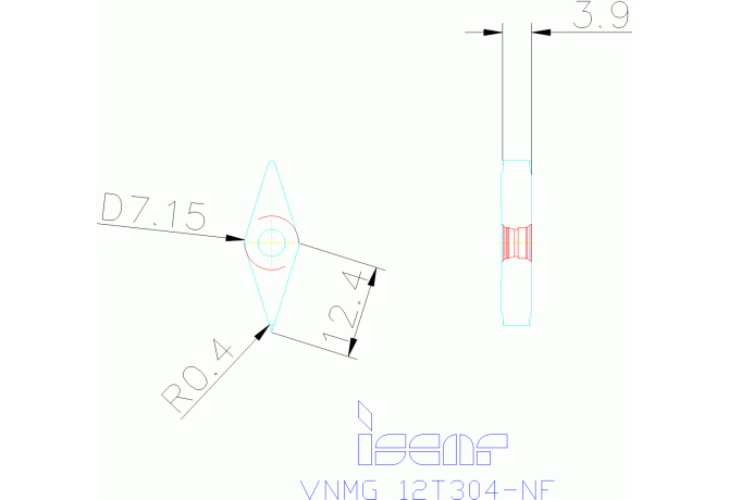 VNMG 12T304-NF IC9350