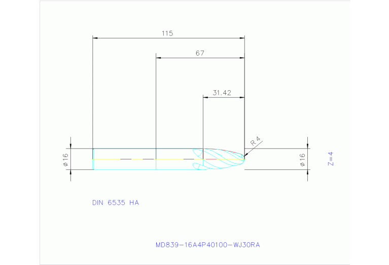 MD839-16A4P40100-WJ30RA