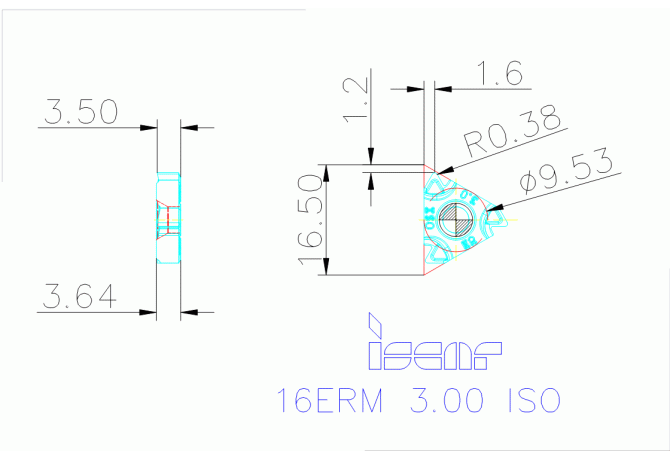 16ERM 3.00 ISO IC908