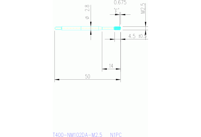 T400-NM102DA-M2.5 N1PC