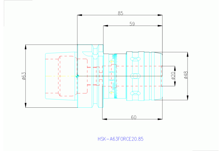 HSK-A63 FORCE20.85