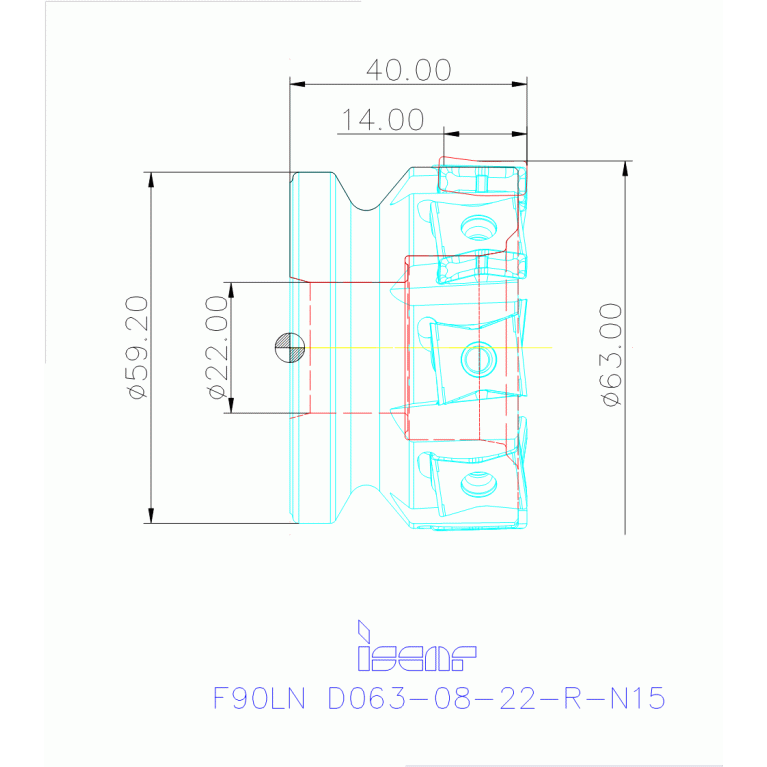 F90LN D063-08-22-R-N15