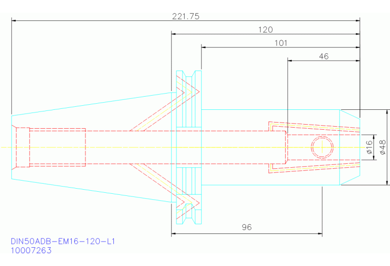 DIN50ADB-EM16-120-L1