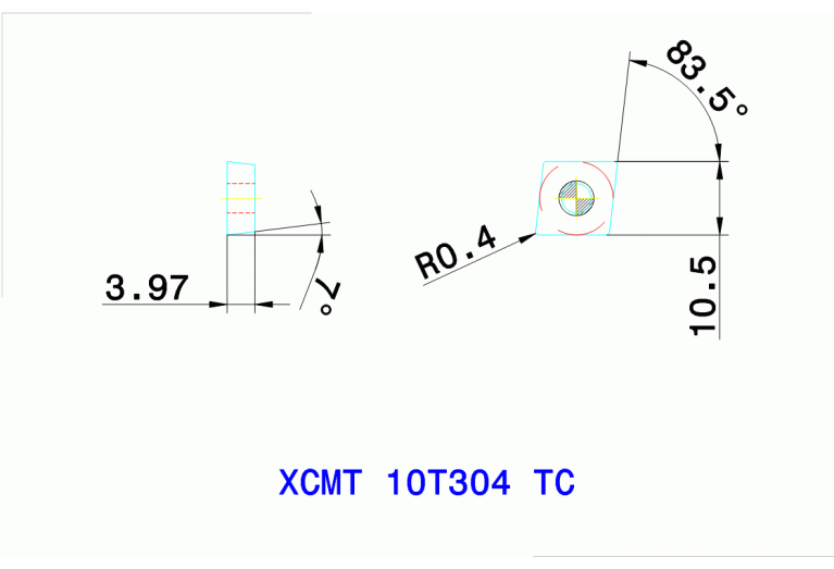 XCMT 10T304 TC TT8020