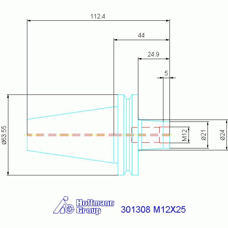 301308 M12X25