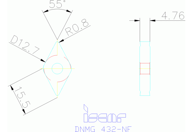 DNMG 150408-NF IC8150