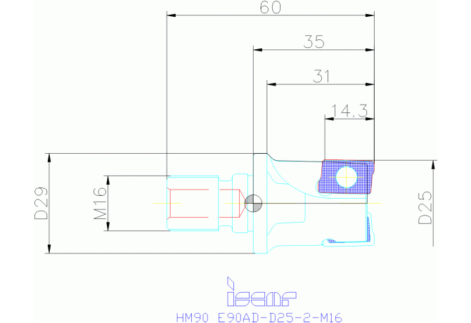 HM90 E90AD-D25-2-M16