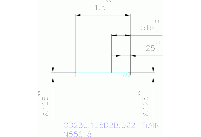 CB230.125D2B.0Z2 TIALN