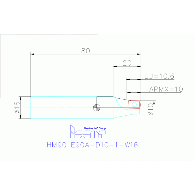 HM90 E90A-D10-1-W16