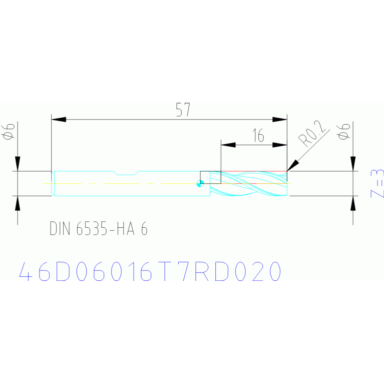 46D06016WERD020 IN3305