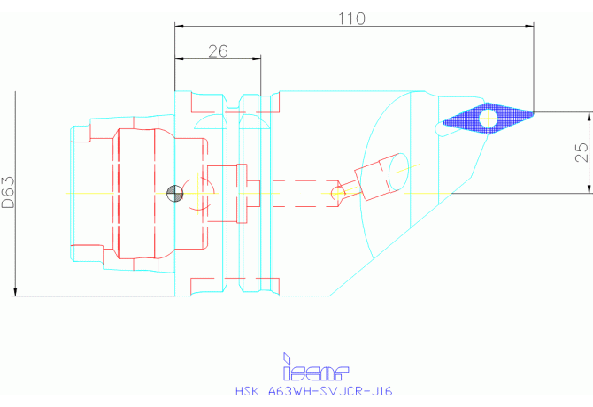 HSK A63WH-SVJCR-J16