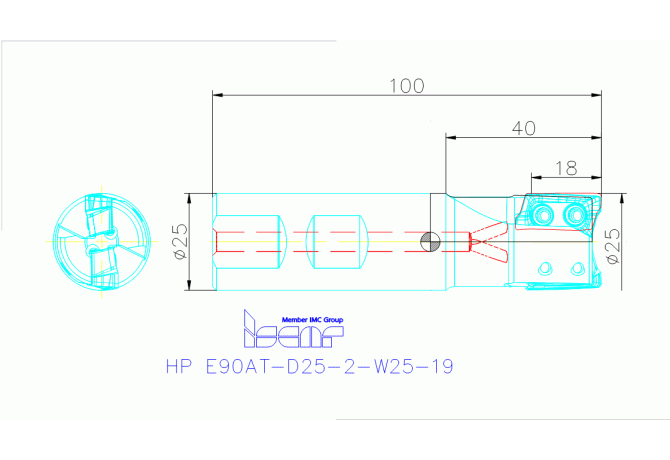 HP E90AT-D25-2-W25-19