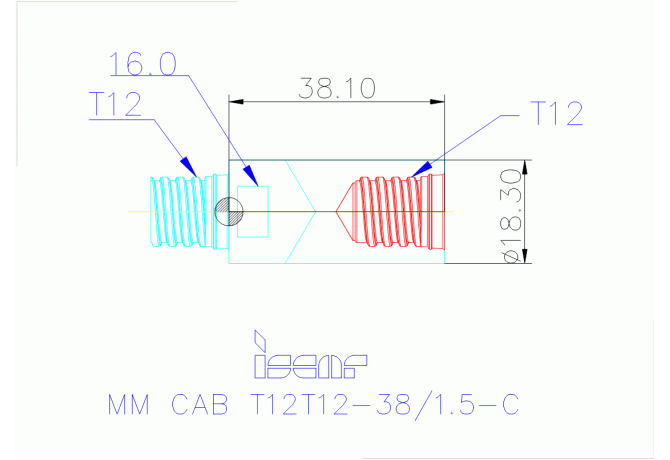MM CAB T12T12-38/1.5-C