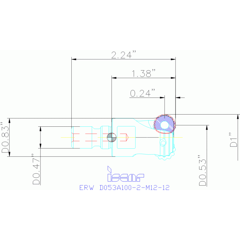 ERW D053A100-2-M12-12