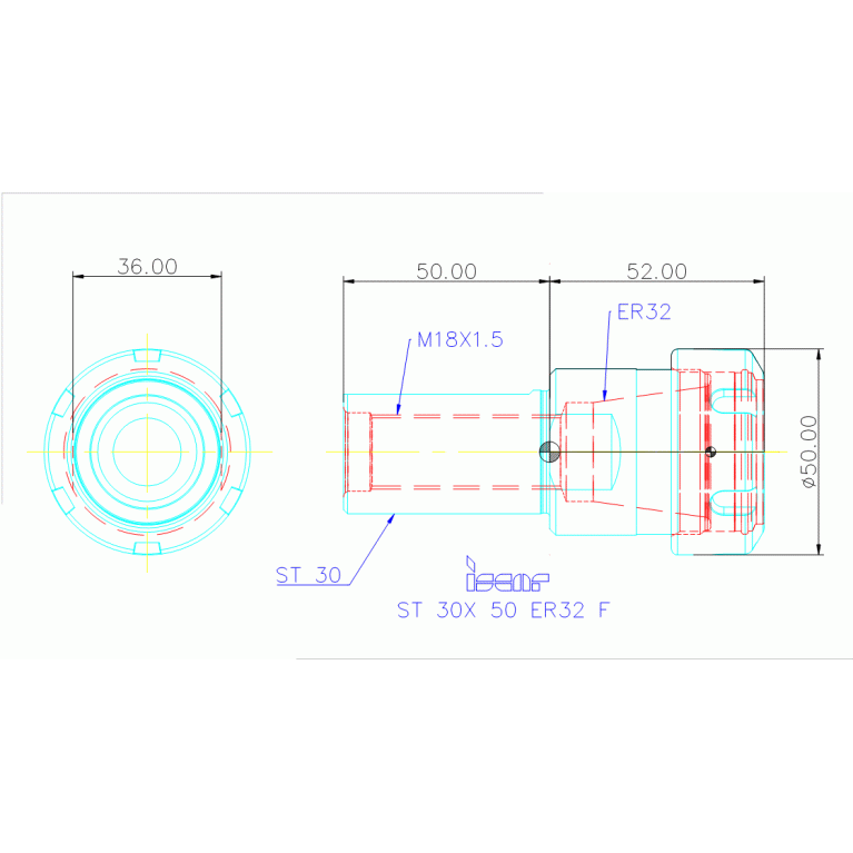 ST 30X 50 ER32 F