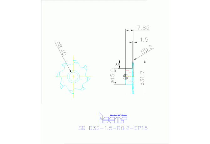SD D32-1.5-R0.2-SP15 IC908