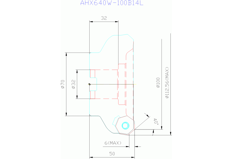 AHX640W-100B14L