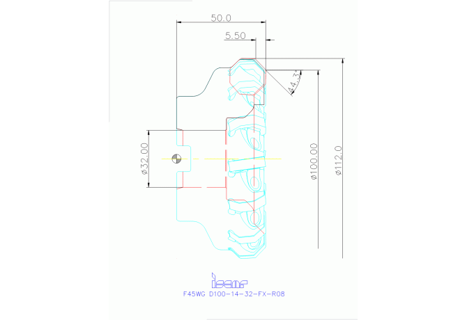 F45WG D100-14-32-FX-R08