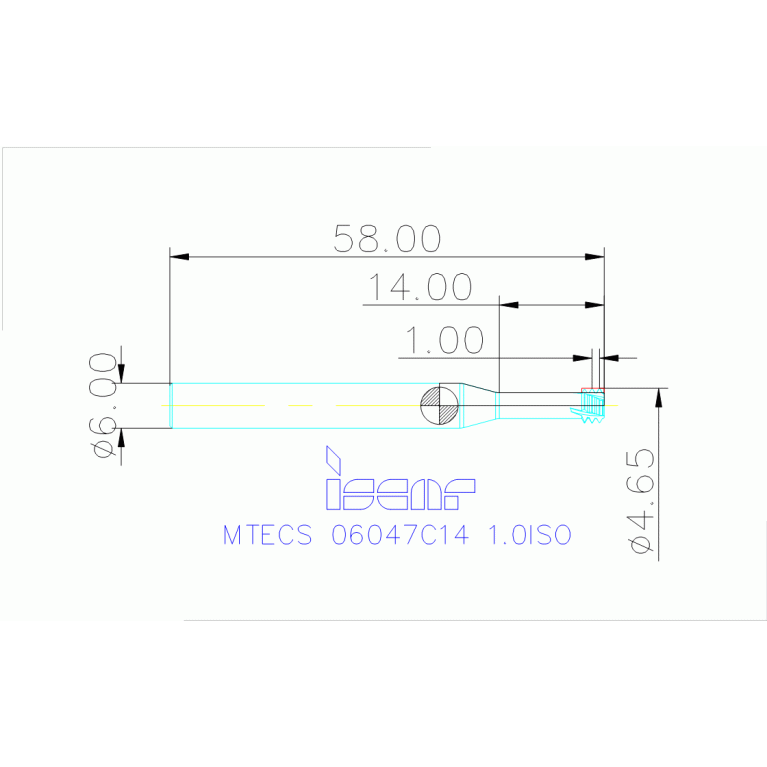 MTECS 06047C14 1.0ISO IC908