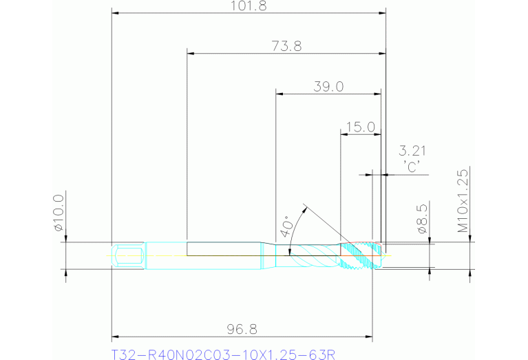 T32-R40N02C03-10X1.25-63R