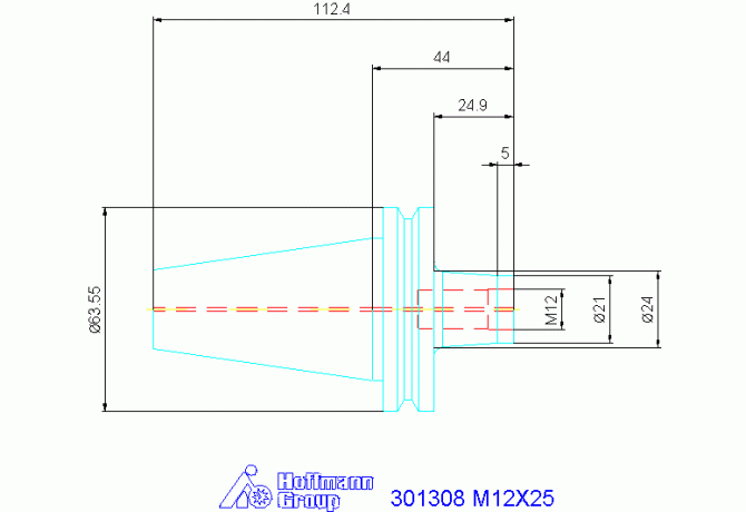 301308 M12X25