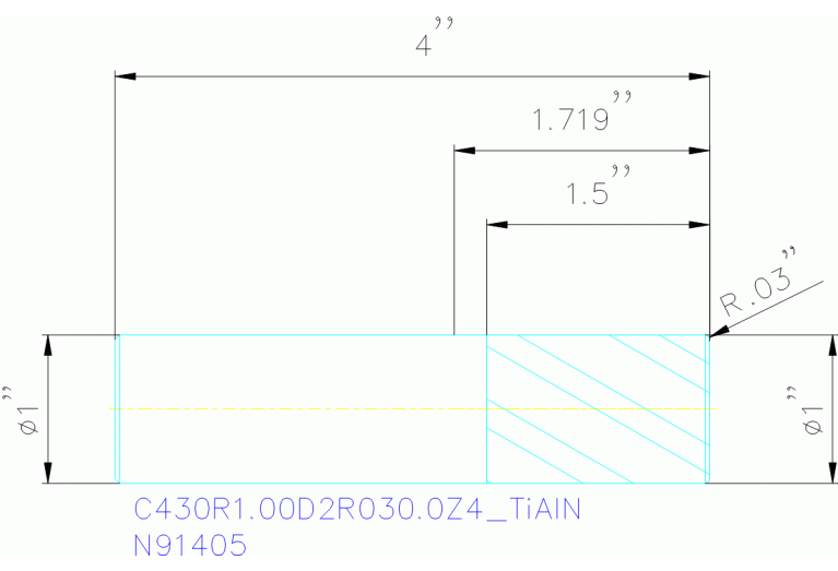 C430R1.00D2R030.0Z4 TIALN