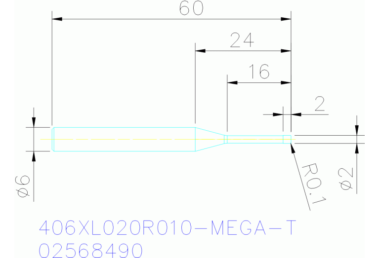 406XL020R010-MEGA-T