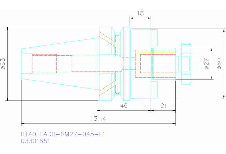 BT40TFADB-SM27-045-L1