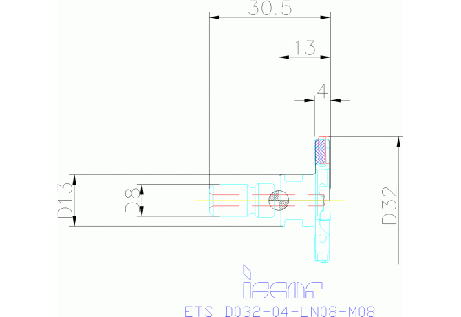 ETS D032-04-LN08-M08