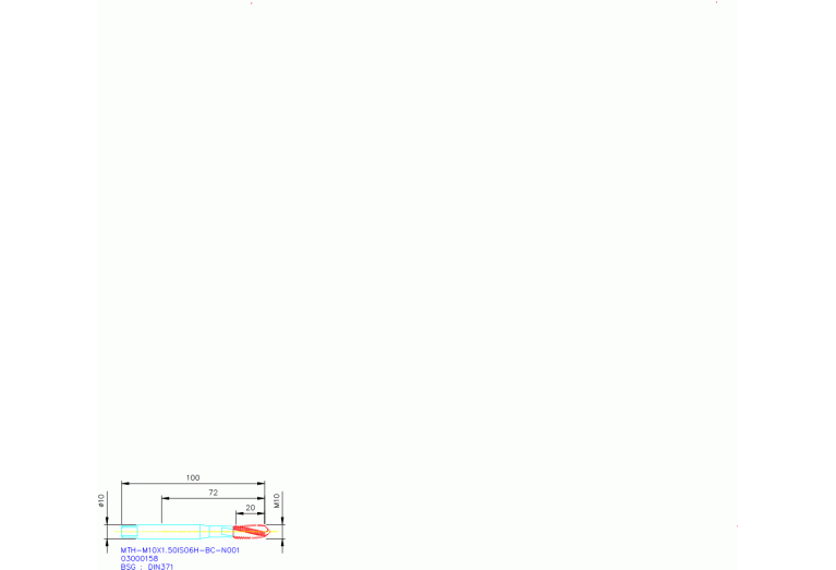 MTH-M10X1.50ISO6H-BC-N001