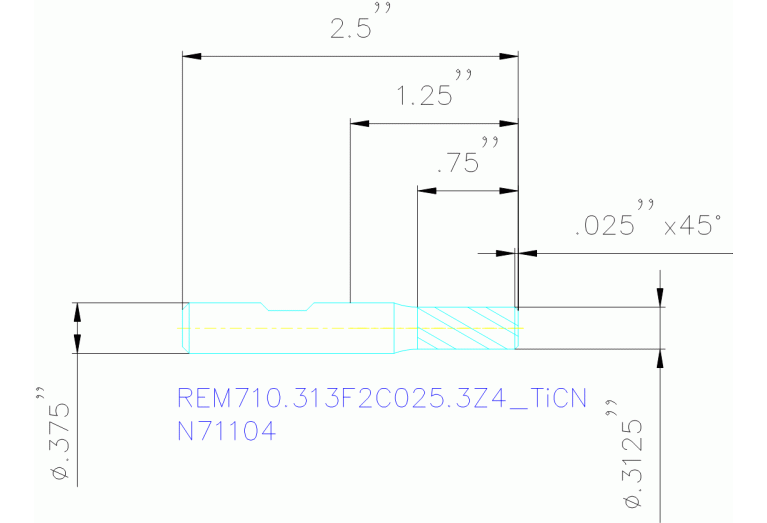 REM710.313F2C025.3Z4 TICN