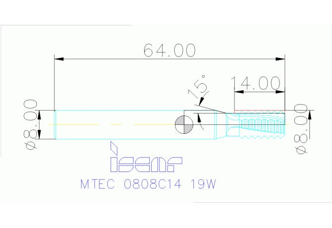 MTEC 0808C14 19W IC908