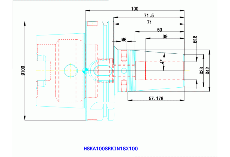 HSKA100SRKIN18x100